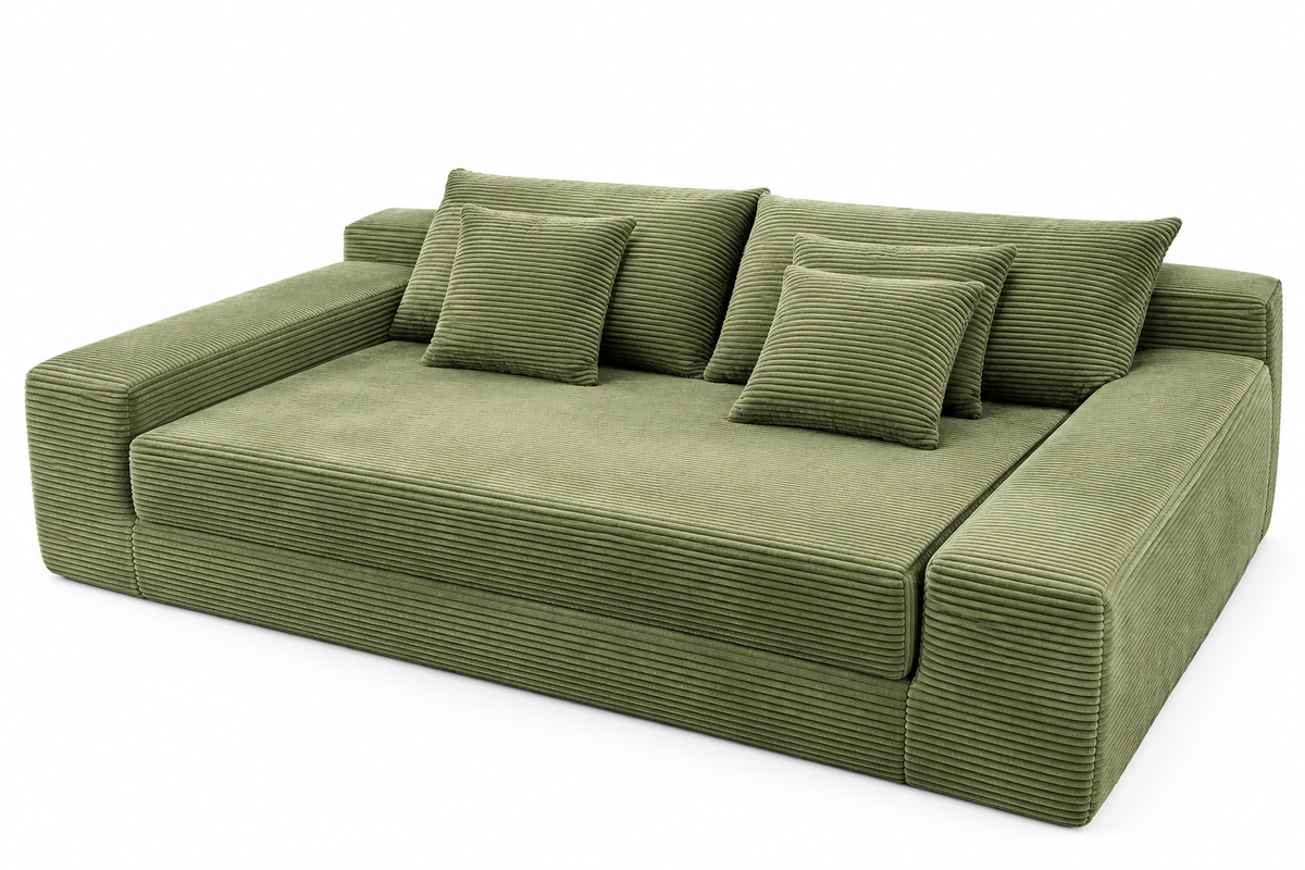 SÉLYA – Canapé compressible côtelé